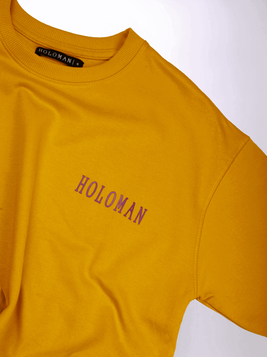 BASICS OVERSIZED T-SHIRT- MUSTARD YELLOW