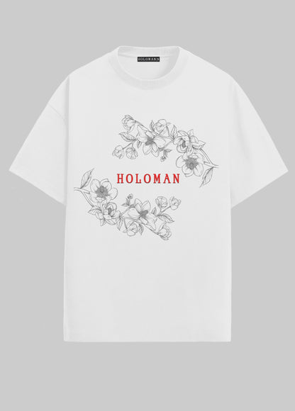 STEM OF LIFE OVERSIZED T-SHIRT- WHITE