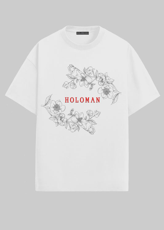 STEM OF LIFE OVERSIZED T-SHIRT- WHITE