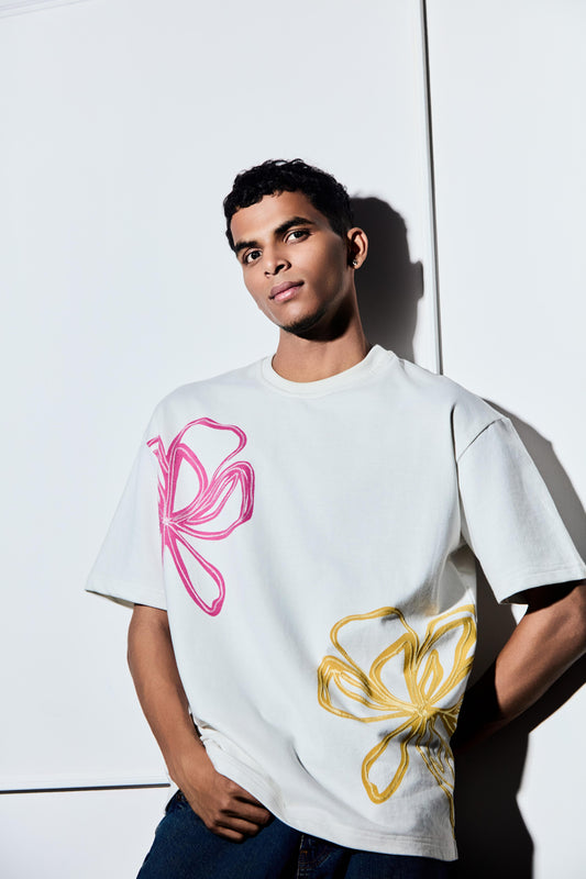FLORAL CHAIN T-SHIRT