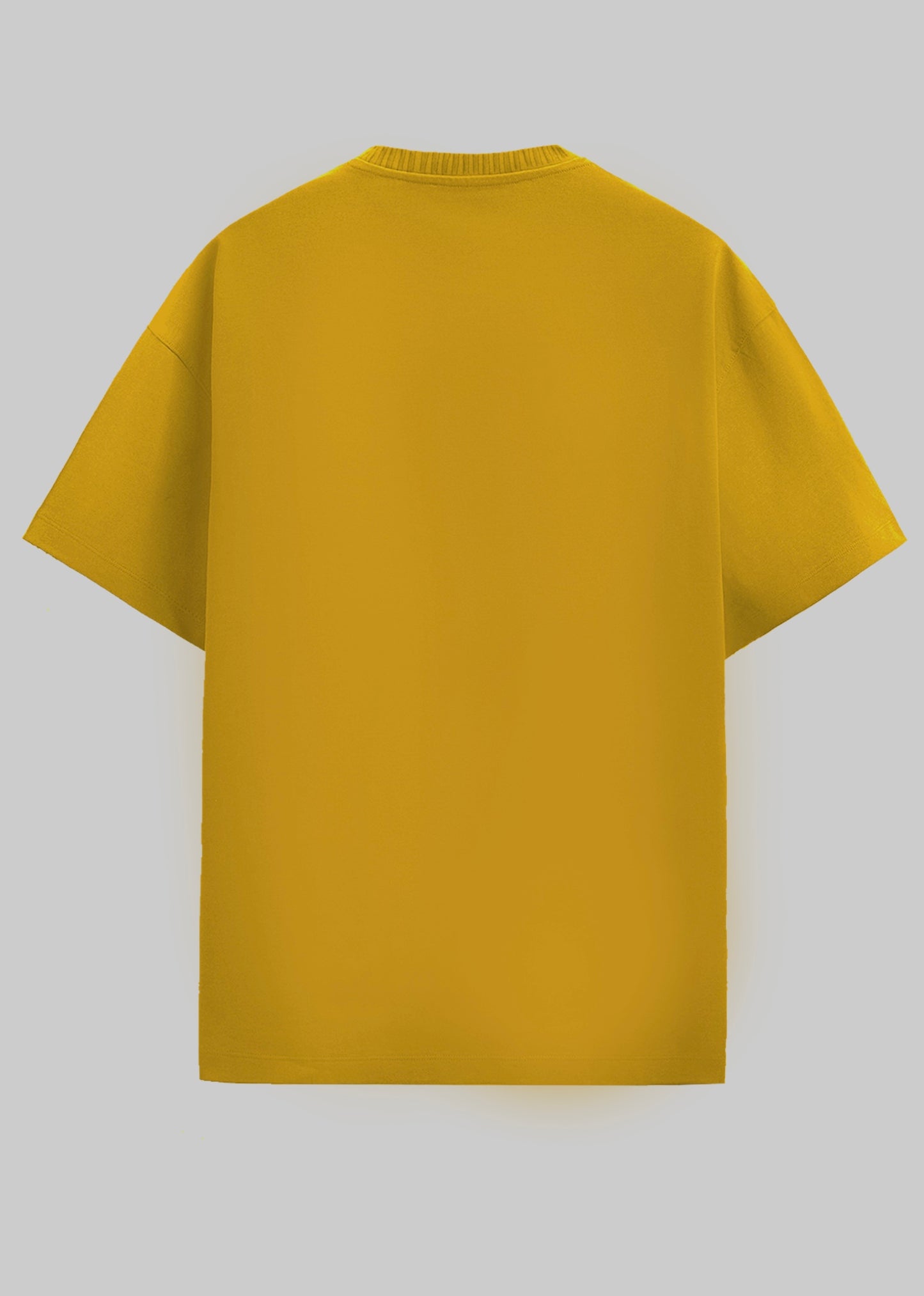 BASICS OVERSIZED T-SHIRT- MUSTARD YELLOW