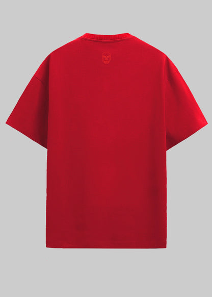 STEM OF LIFE OVERSIZED T-SHIRT- RED