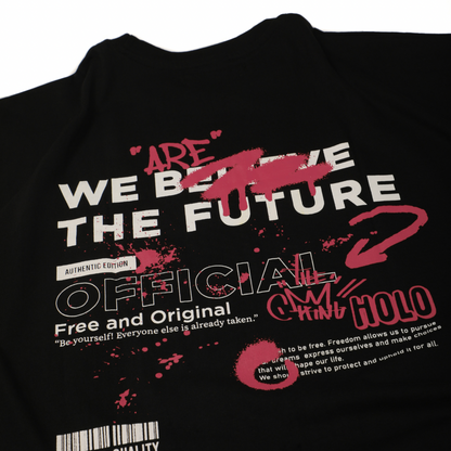 WE THE FUTURE OVERSIZED T-SHIRT- BLACK