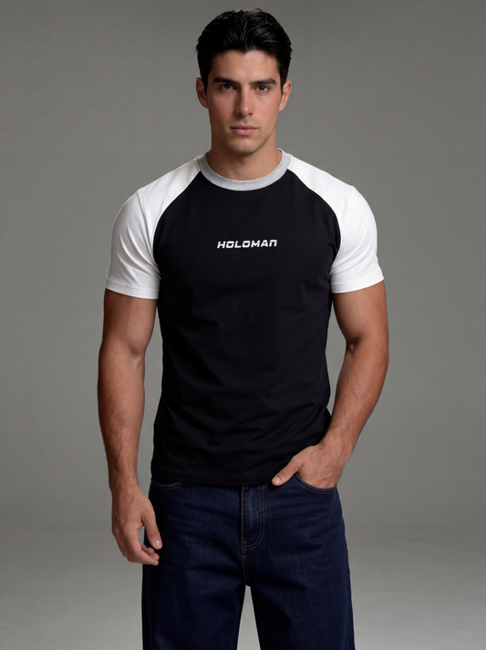 Greyscale Raglan T-shirt