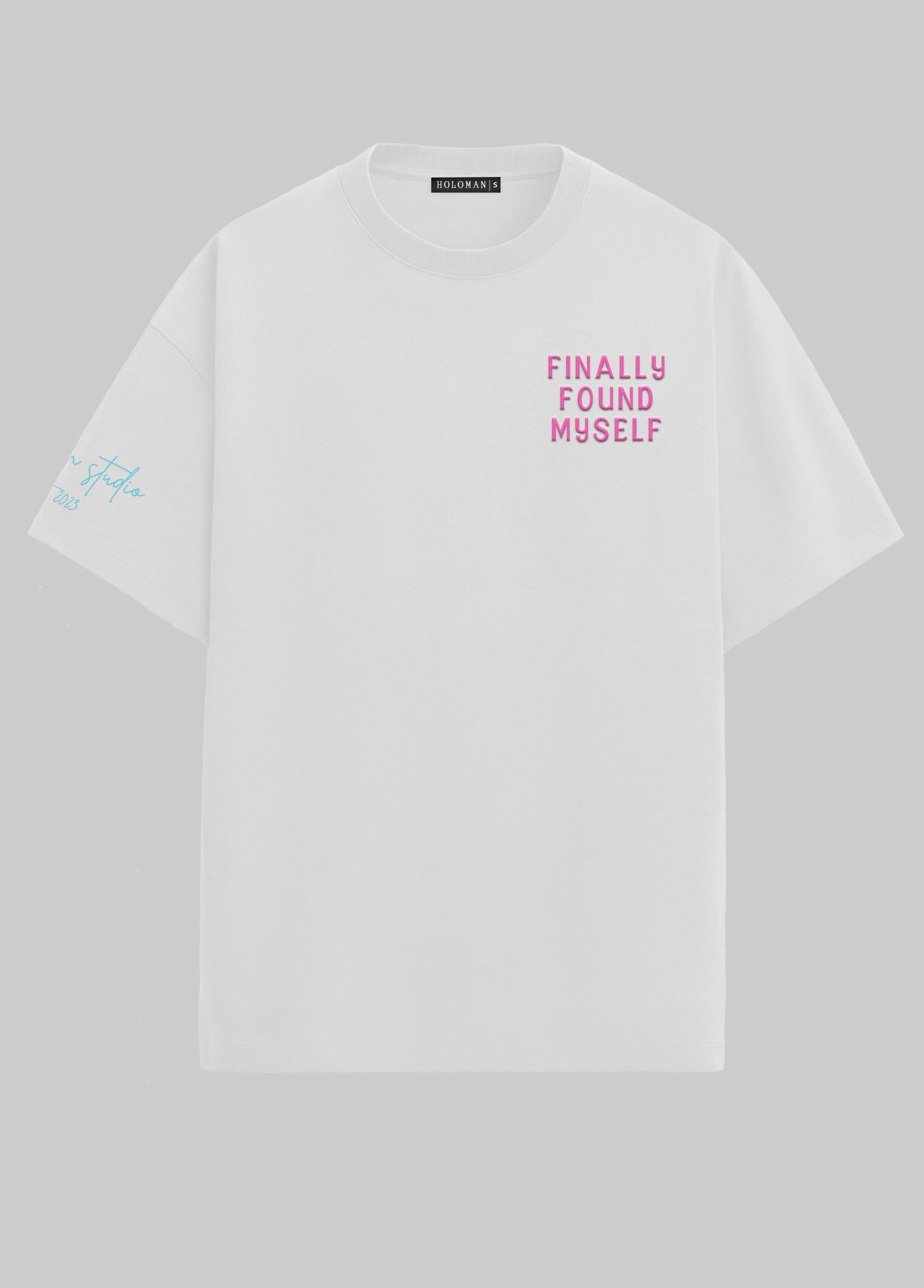 FOUND MYSELF OVERSIZED T-SHIRT- WHITE