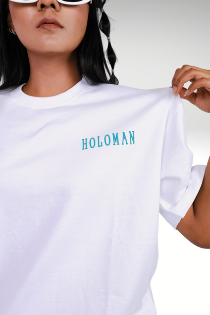 BASICS OVERSIZED T-SHIRT- WHITE