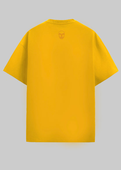 ESCAPE OVERSIZED T-SHIRT- MUSTARD  YELLOW
