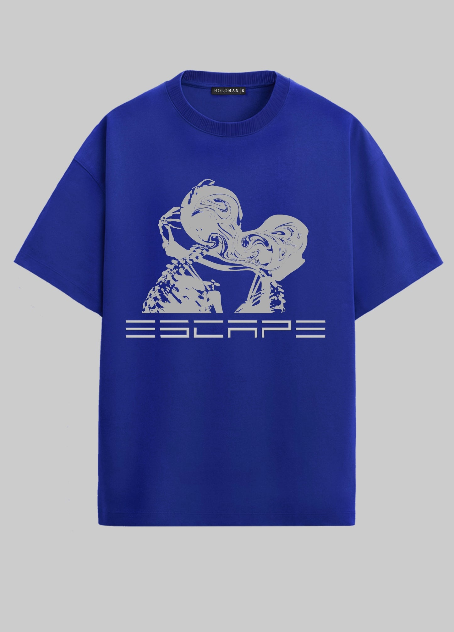 ESCAPE OVERSIZED T-SHIRT- ROYAL BLUE