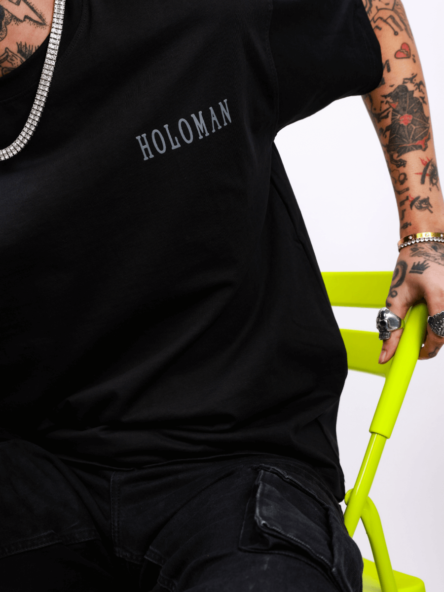 BASICS OVERSIZED T-SHIRT- BLACK