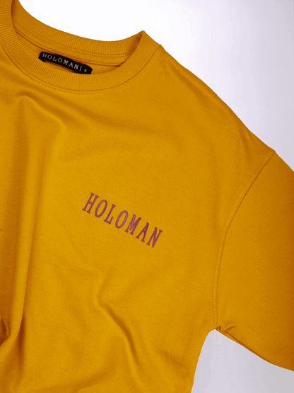 BASICS OVERSIZED T-SHIRT- MUSTARD YELLOW