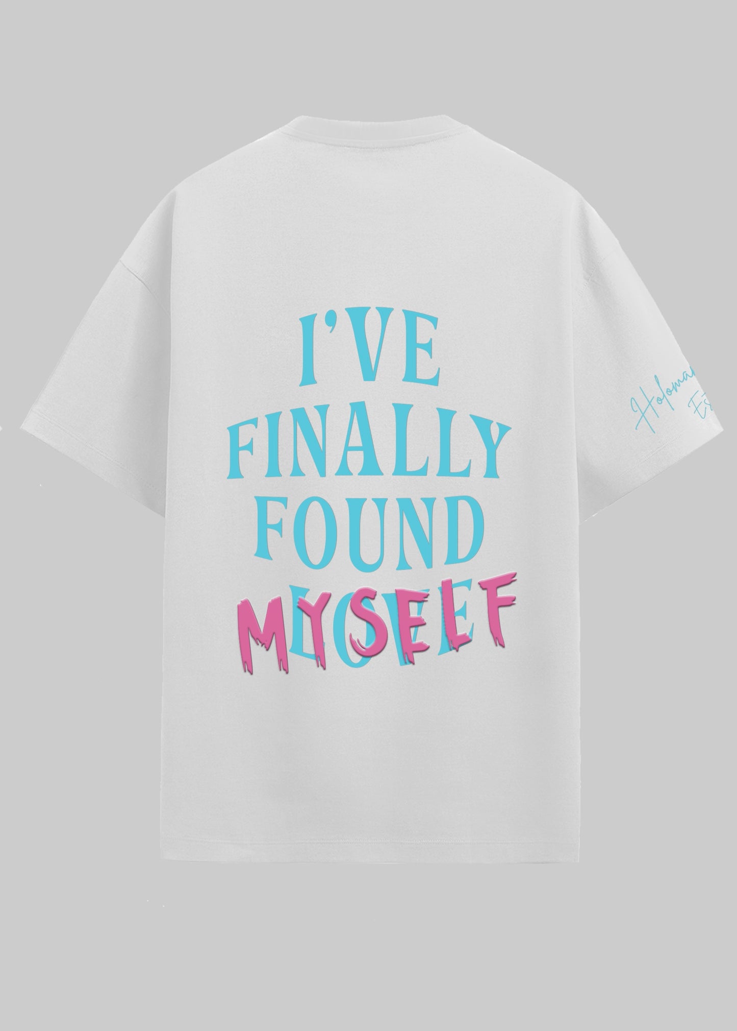 FOUND MYSELF OVERSIZED T-SHIRT- WHITE