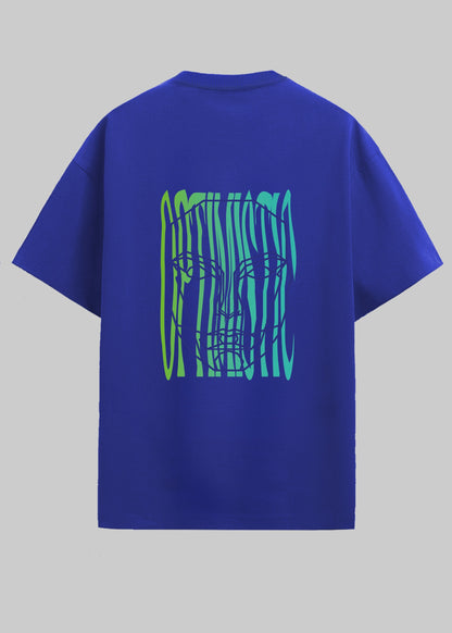 OPTIMISTIC OVERSIZED T-SHIRT- ROYAL BLUE