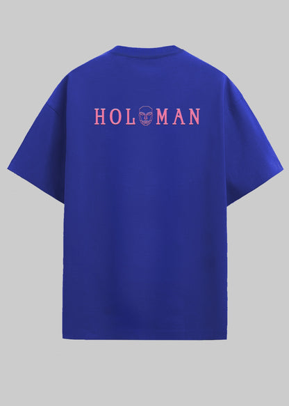 FLIRTATIOUS BY BIRTH OVERSIZED T-SHIRT- ROYAL BLUE