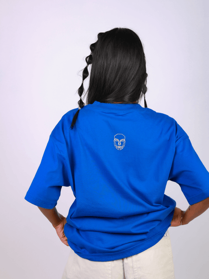 ESCAPE OVERSIZED T-SHIRT- ROYAL BLUE