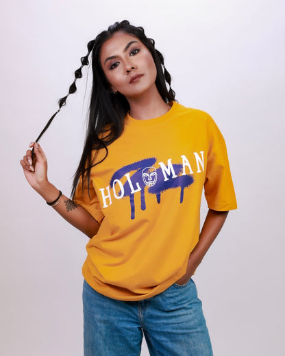 WE THE FUTURE OVERSIZED T-SHIRT- MUSTARD  YELLOW