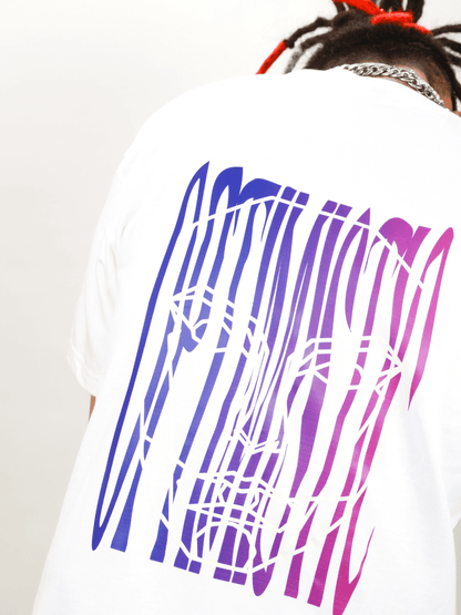 OPTIMISTIC OVERSIZED T-SHIRT- WHITE