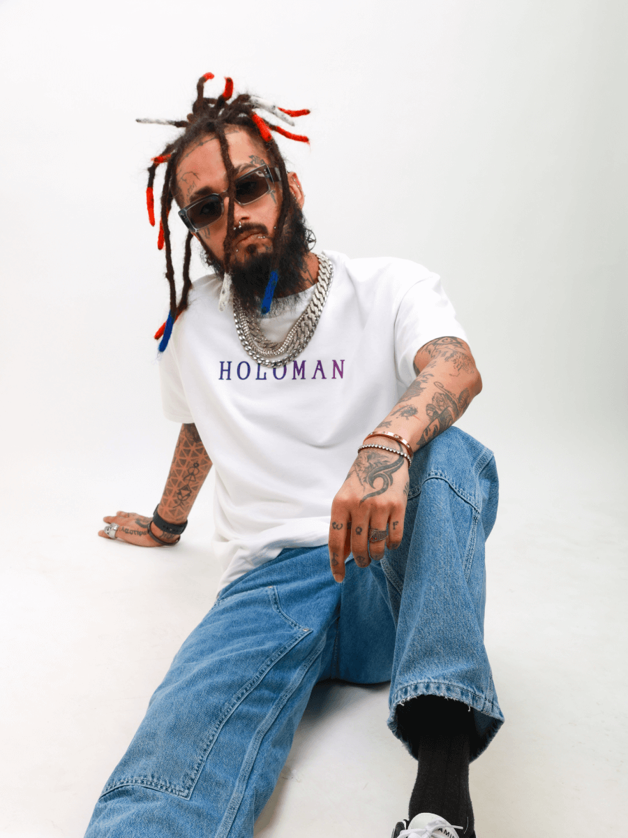 OPTIMISTIC OVERSIZED T-SHIRT- WHITE