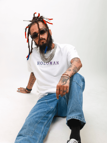 OPTIMISTIC OVERSIZED T-SHIRT- WHITE