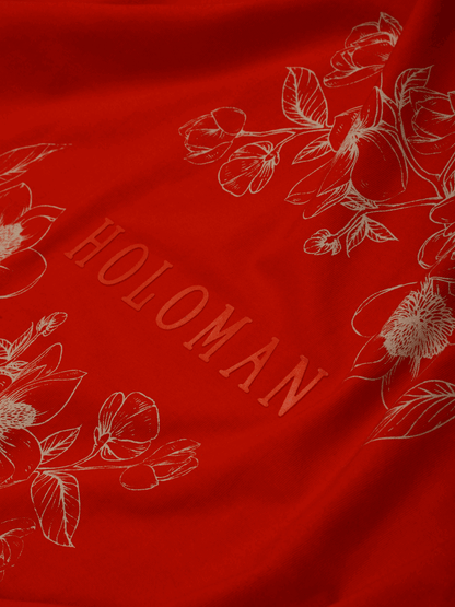 STEM OF LIFE OVERSIZED T-SHIRT- RED