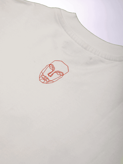 STEM OF LIFE OVERSIZED T-SHIRT- WHITE