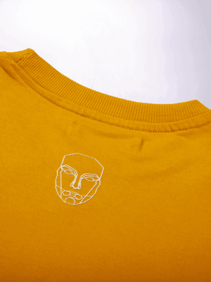 STEM OF LIFE OVERSIZED T-SHIRT- MUSTARD  YELLOW